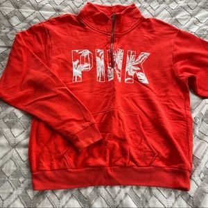 PINK zip up sweatshirt